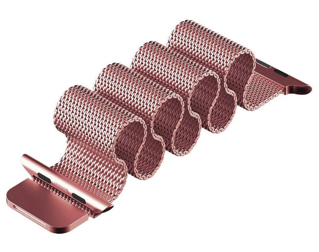 Миланский сетчатый ремешок Primo для Apple Watch 38 мм/40 мм Rose Gold (306561862)