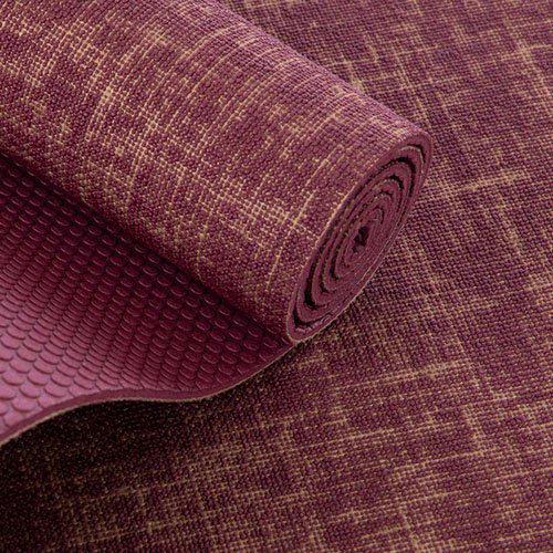 Коврик для йоги FI-2441 Бордовый (56508138) - фото 2