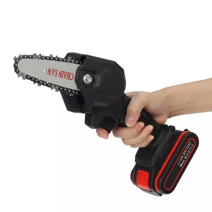 Пила аккумуляторная цепная Chain Saw 24V-К-1 Li-ION 2000мАч 550 Вт Черный (14-36-24V-К-1) - фото 2