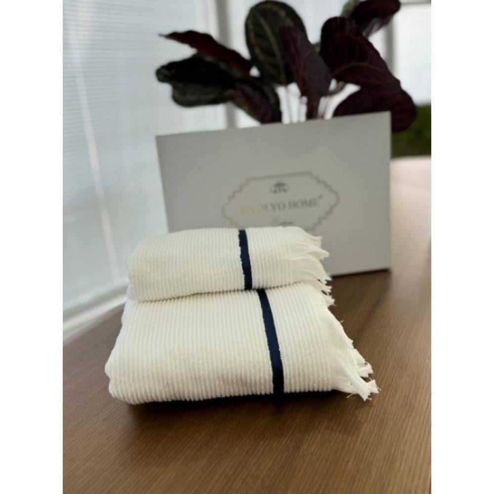 Набор полотенец Tivolyo Home Natural 50х100/75х150 см Белый