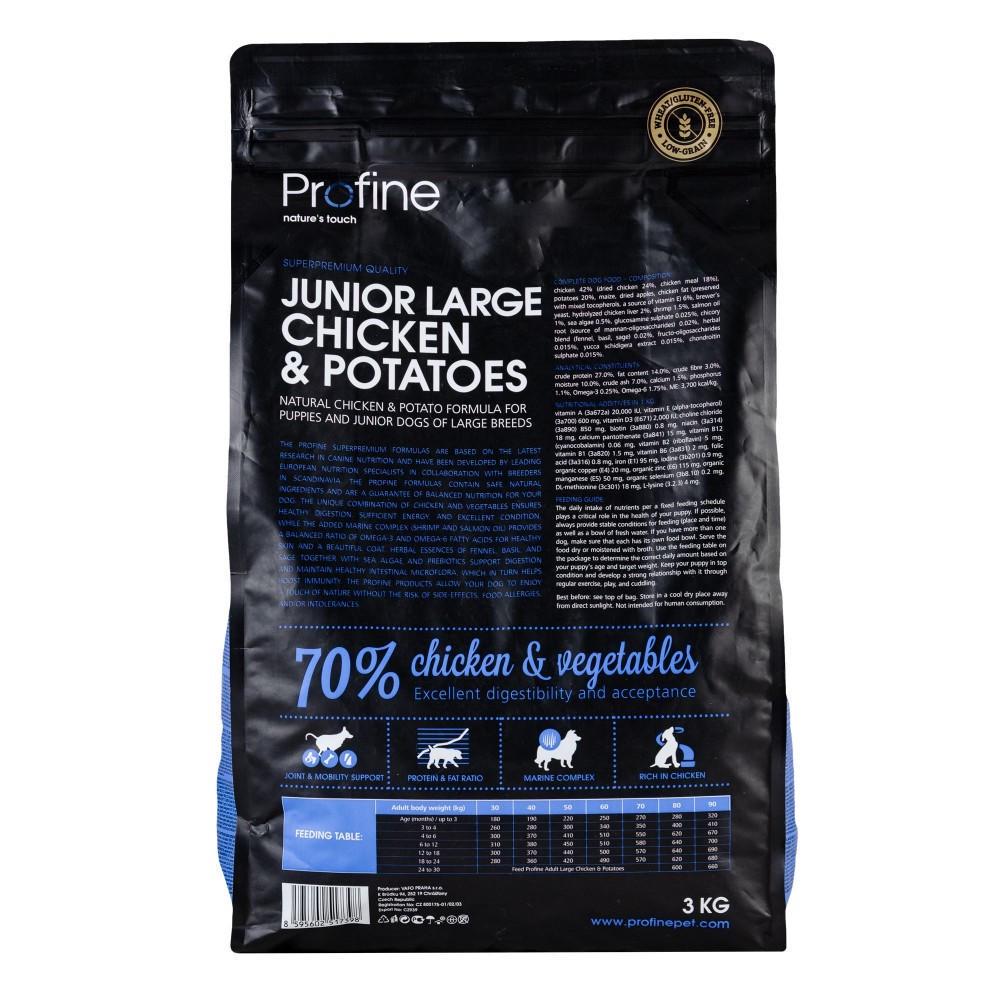 Корм сухой для щенков Profine Junior Large 3 кг (1789920089) - фото 3 Корм сухой для щенков Profine Junior Large 3 кг (1789920089) - фото 3