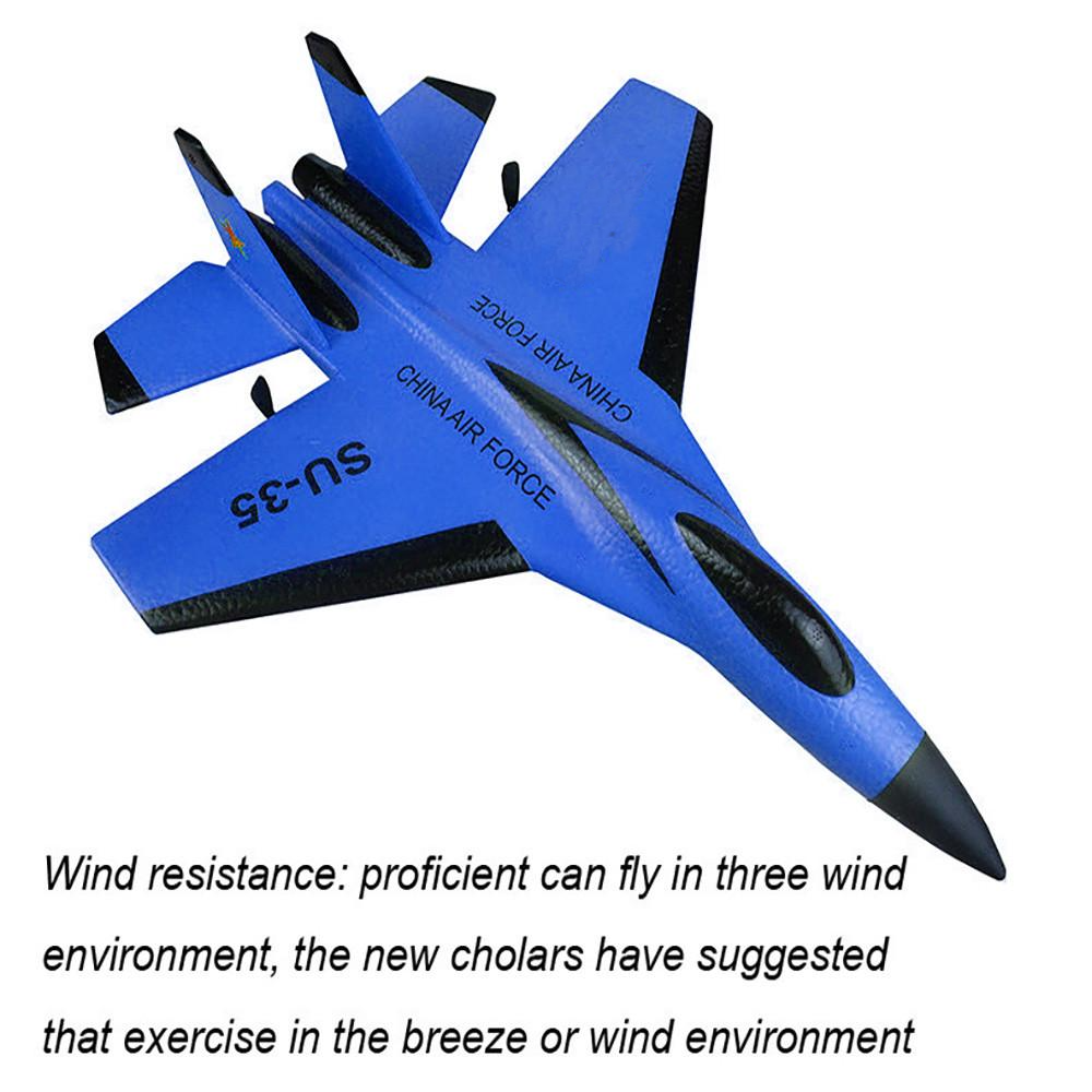 Літак на радіокеруванні винищувач Su-35C 2-х 2,4 ГГц Синій - фото 5