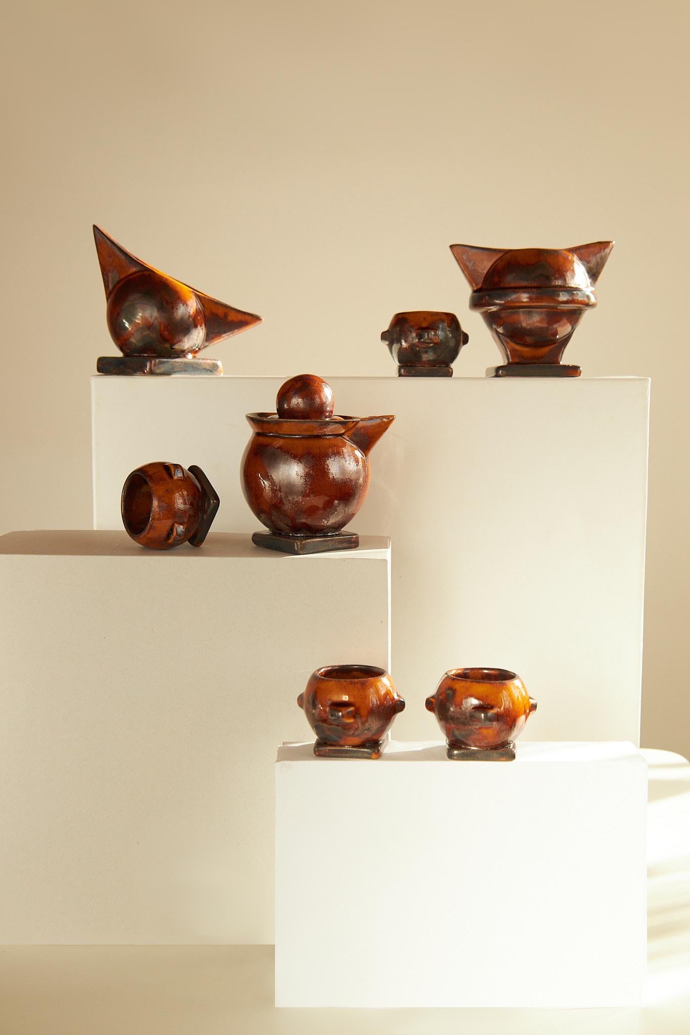 Набор для чайной церемонии Объект Т ручной работы (TS-15)