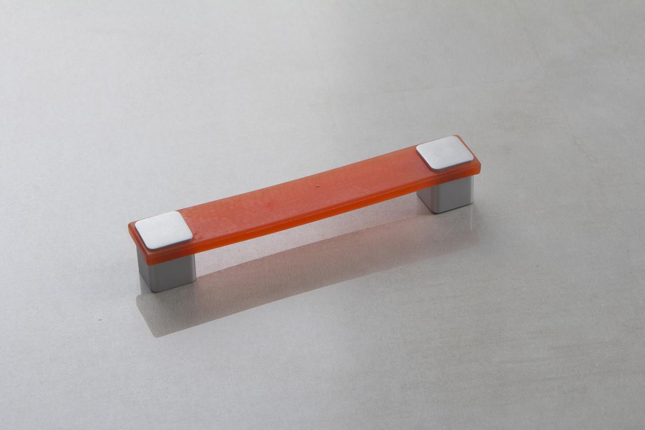 Мебельная ручка резиновая Poliplast РП-15/128 Оранжевый (16002)