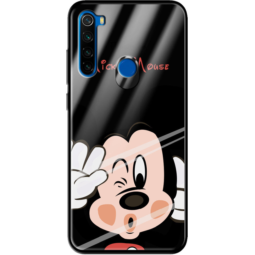 Чехол Boxface Xiaomi Redmi Note 8T Mister M Черный силикон со стеклом (38532-cc58-39410)