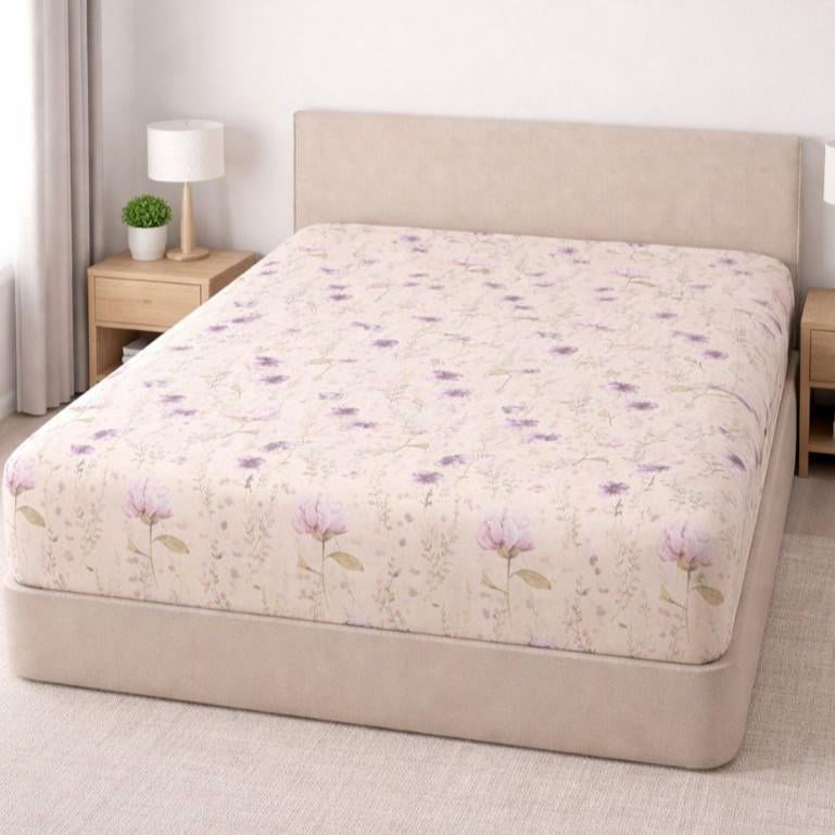 Простынь на резинке Peony Garden бязь 90х200х25 см (207946205)