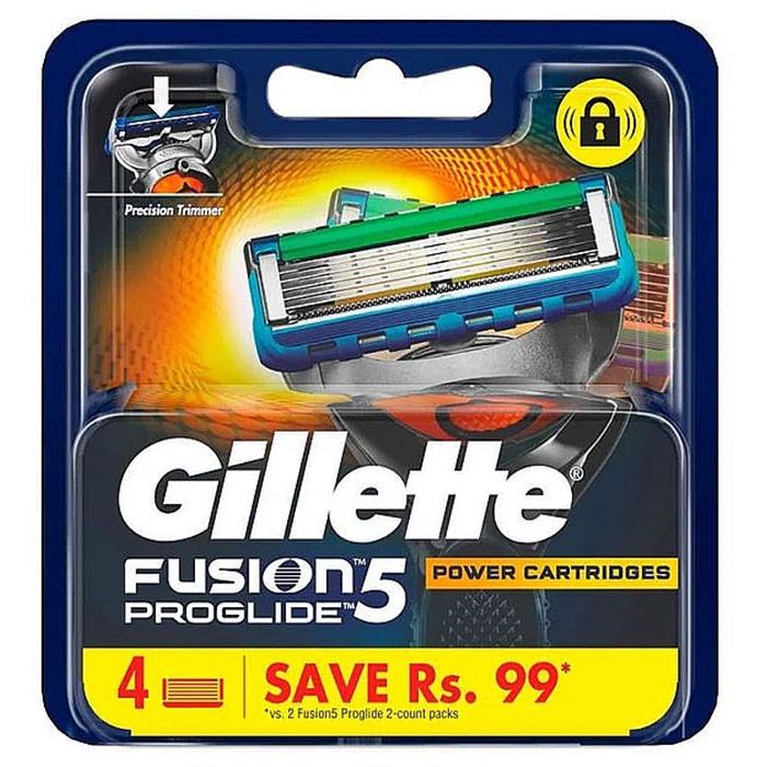 Сменные кассеты для бритья Gillette Fusion 5 Proglide Power 4 шт. (1919693196)