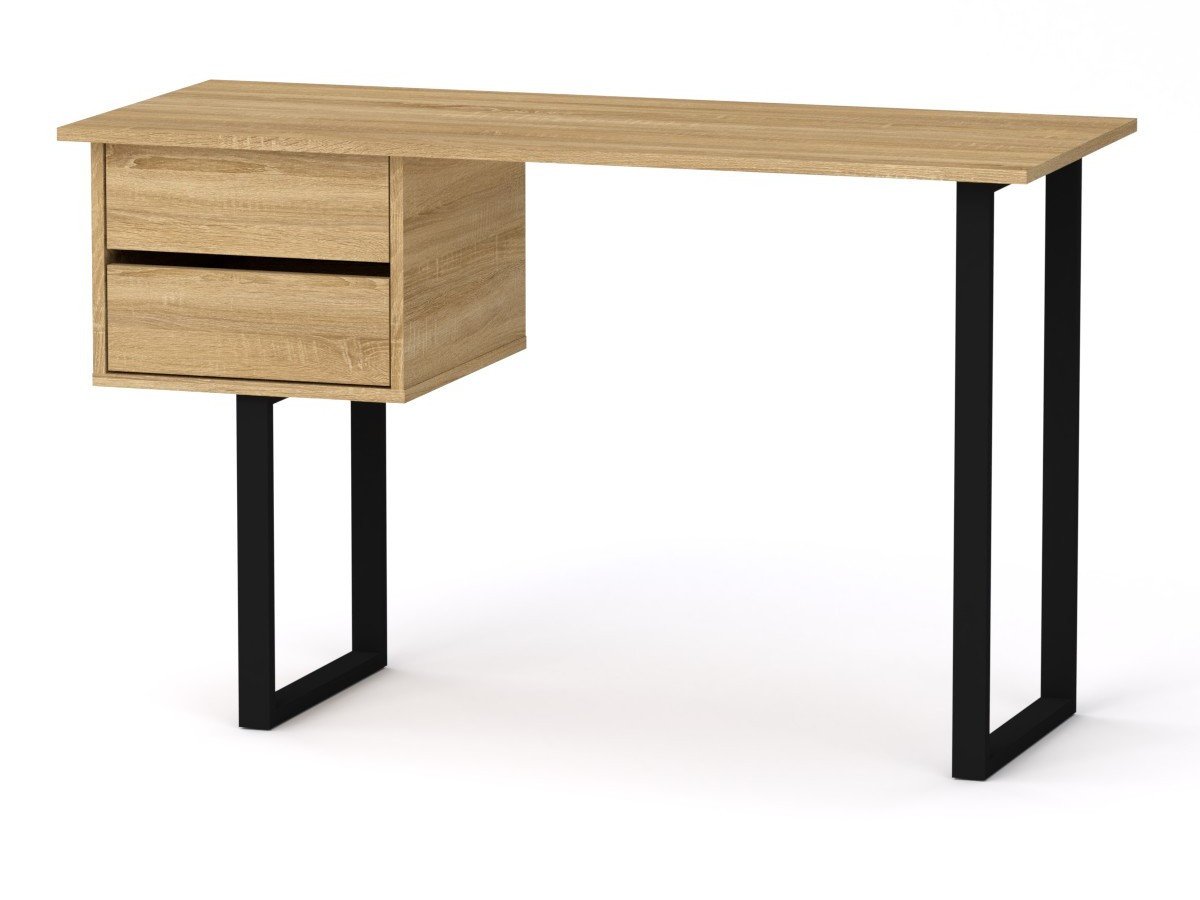 Стіл письмовий Компаніт Лофт 3 120х50х72,8 см Дуб сонома (61851c2ebf788663f50d8682)