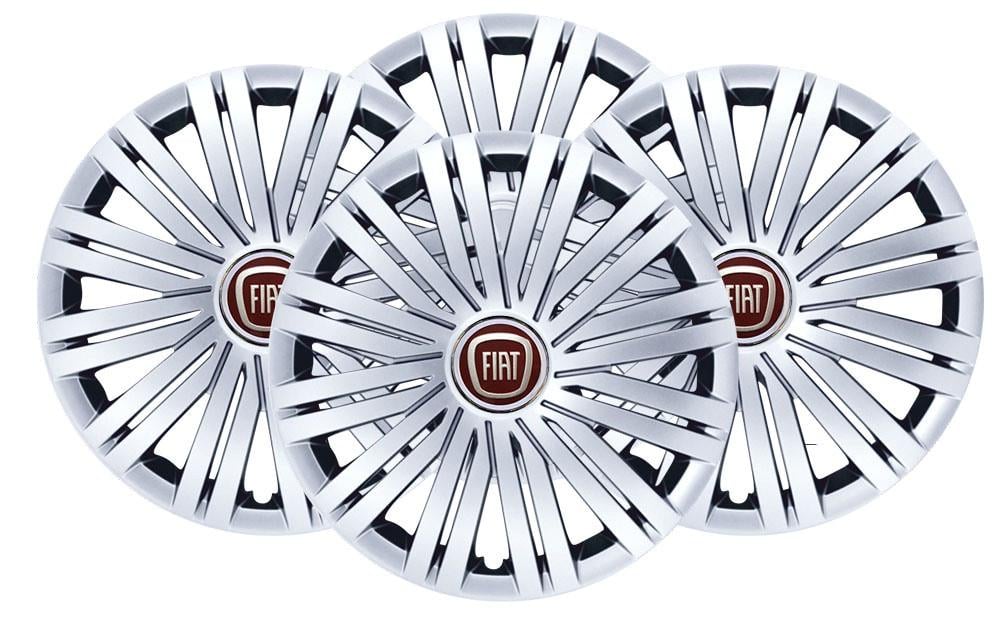 Колпаки на колеса J-Tec Fiat 15" Chrom Red