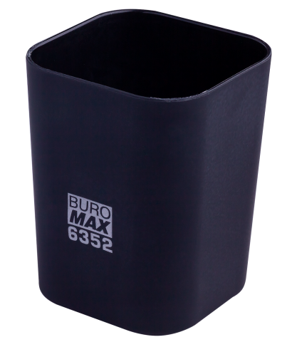 Стакан пластиковый RUBBER TOUCH для канцелярских принадлежностей (BM.6352-01)