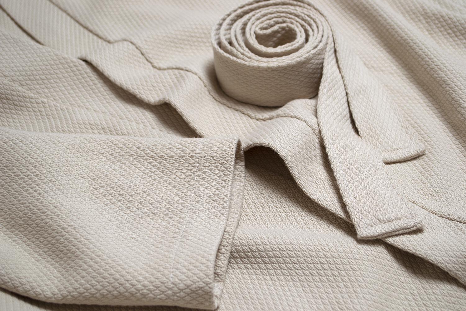 Халат-кимоно Lotus Home Samma L/XL Бежевый (26029349) - фото 7