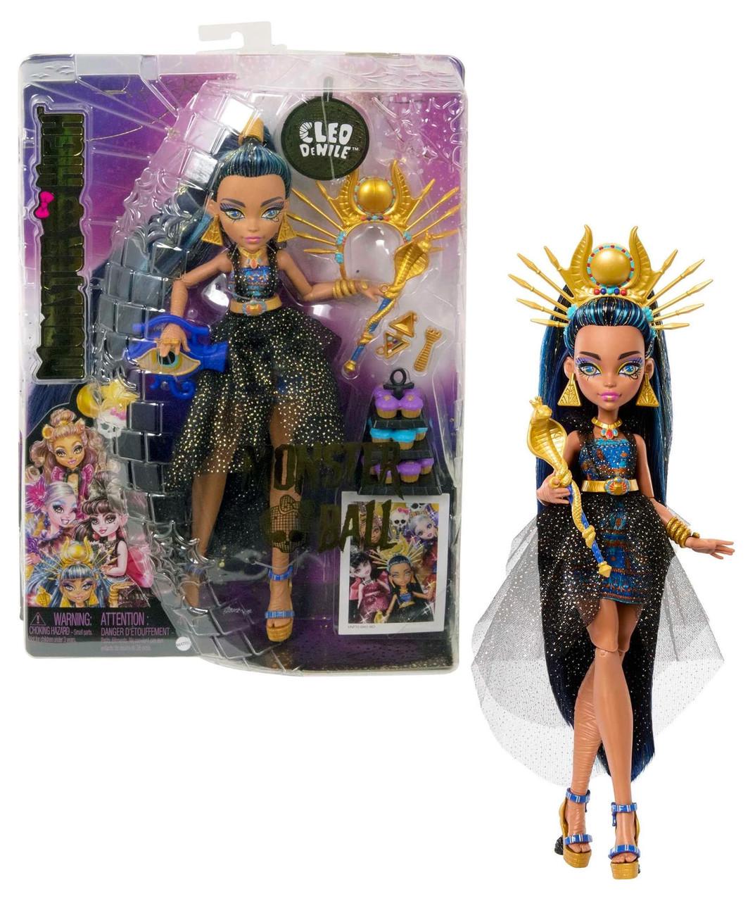 Кукла Monster High Mattel Cleo De Nile Клеопатра с аксессуарами (HNF70)