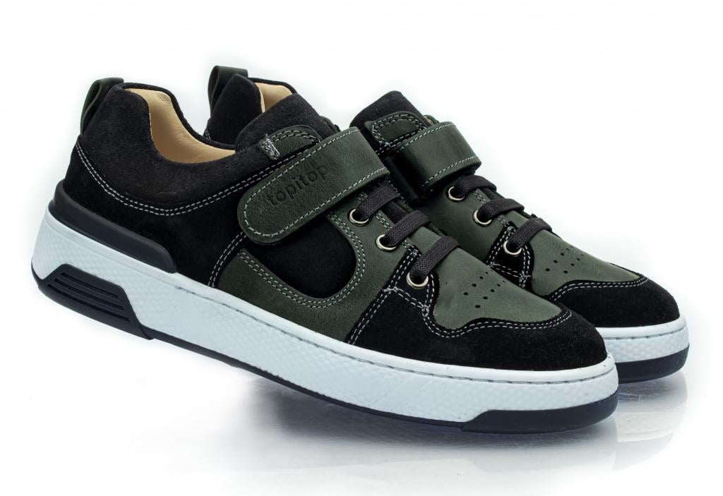 Кроссовки Topitop для мальчиков 3114 р. 34 Черно-зеленый