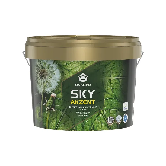 Краска интерьерная для потолка Eskaro SKY 9 л В1 Белый (1700705722)