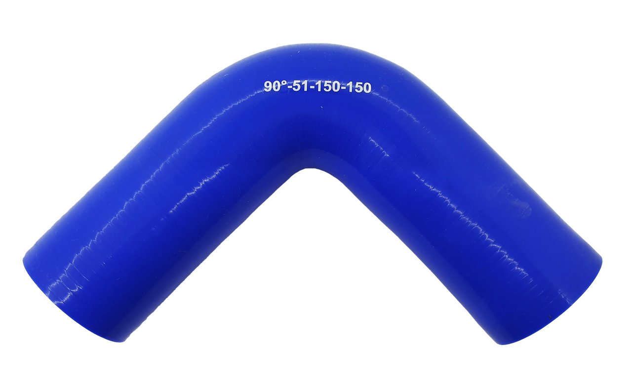 Патрубок 150х150 мм 90° d 50 товщина 4 мм (1156230631)