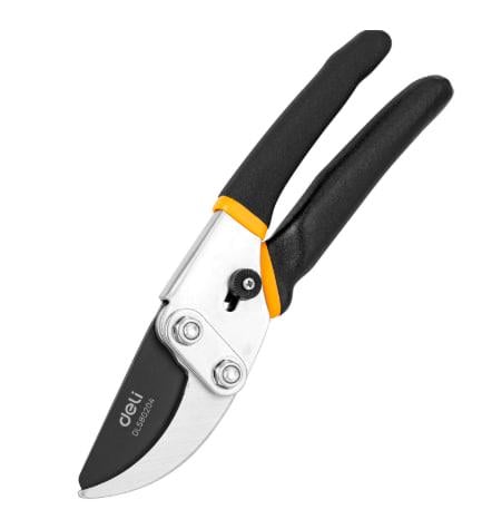 Секатор садовый Deli тефлоновое покрытие 8" 200 мм (2620895436)