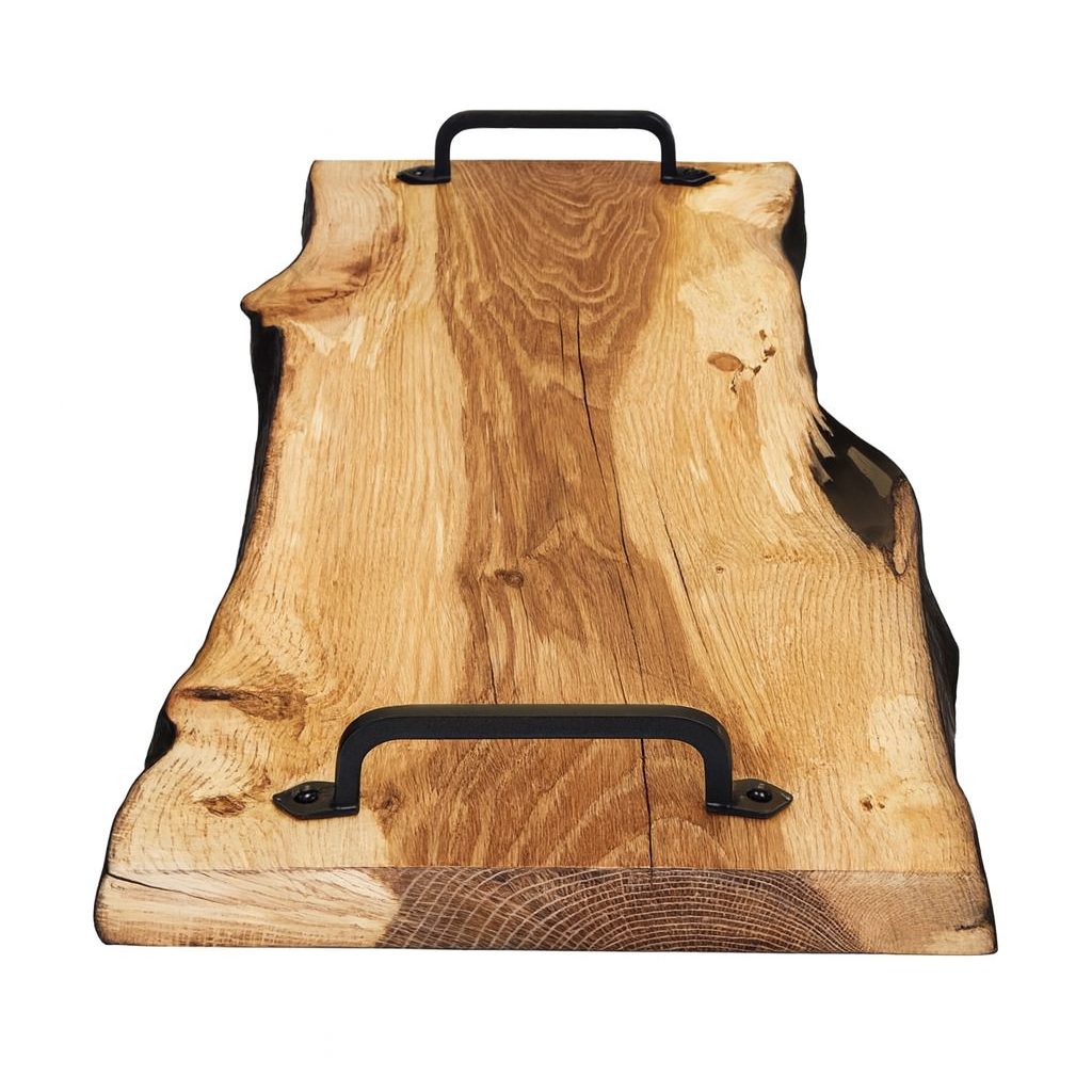 Дошка сервірувальна Natural Serve Pro з масиву дерева з живим краєм оброблена масло воском (СДД016)