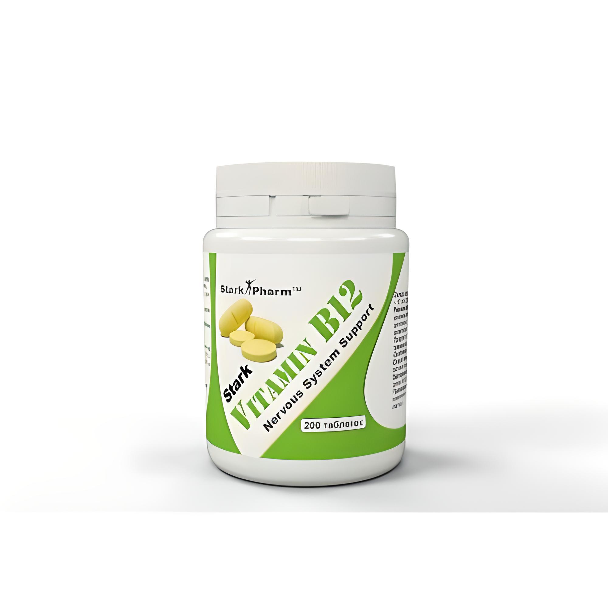 Витамин B для спорта Stark Pharm Vitamin B12 50 mcg 200 Tabs