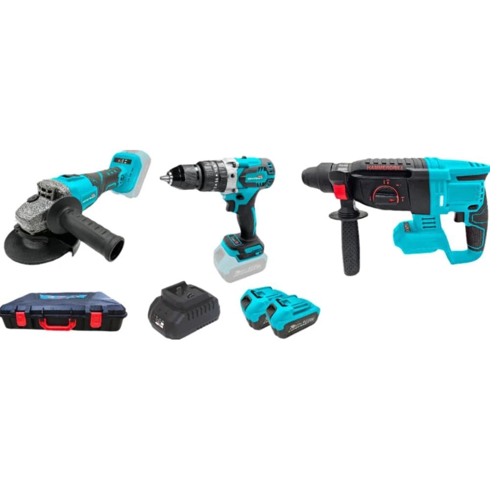 Набір інструментів акумуляторних Grand №3 МШУ-20BL/PRO/ТА-20/13UBL/ПА-20/26BL (28807025)