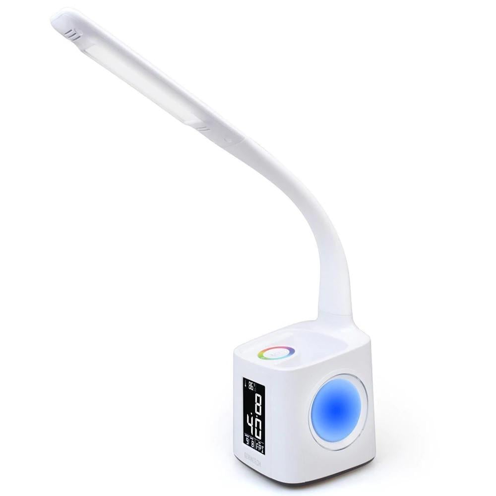 Настільна LED лампа SUNROZ MCE-T188 мультифункціональна з Bluetooth колонкою Power Bank (SUN0515)