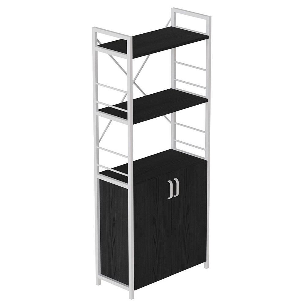 Этажерка Ferrum-decor Конект 3/60 ДСП с тумбой 144x60x28 см Белый/Сосна Кембра (FRD-104451)