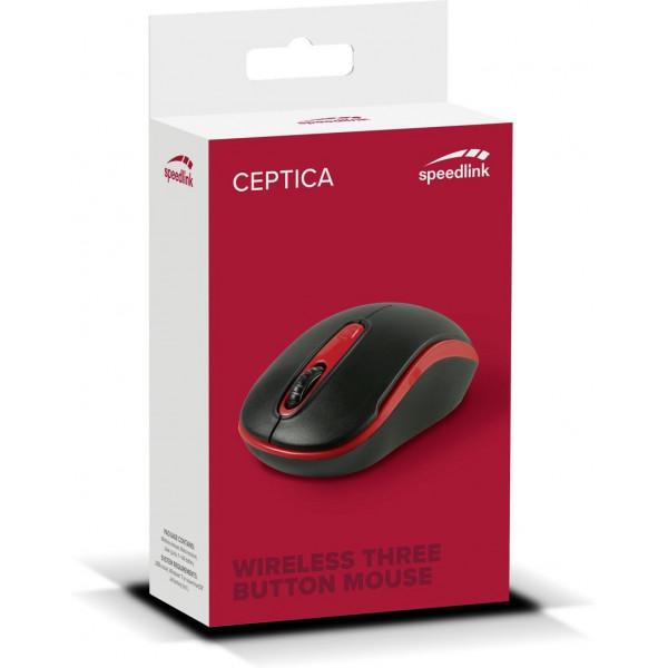 Мышь Speedlink Ceptica Wireless USB Black/Red (SL-630013-BKRD) - фото 3