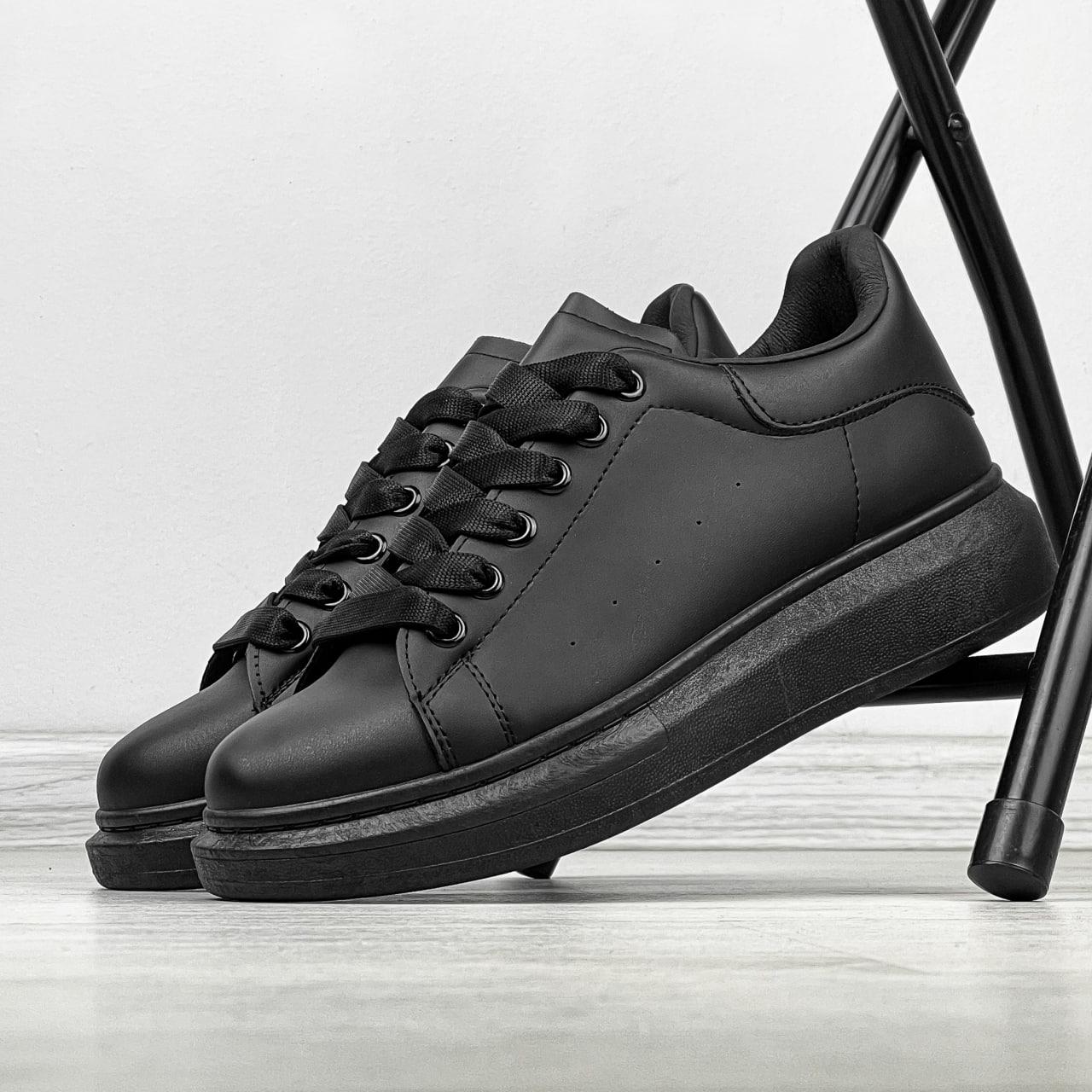 Кеды мужские Hongquan р. 40 Черный (D673-1)