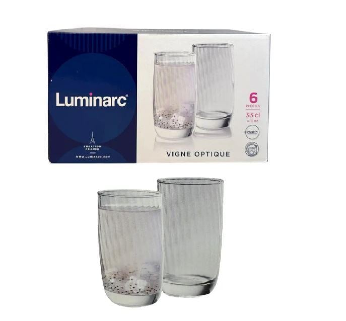 Набор стаканов Luminarc X0832 Vigne Optigue 330 мл 6 шт. Набор стаканов Luminarc X0832 Vigne Optigue 330 мл 6 шт.