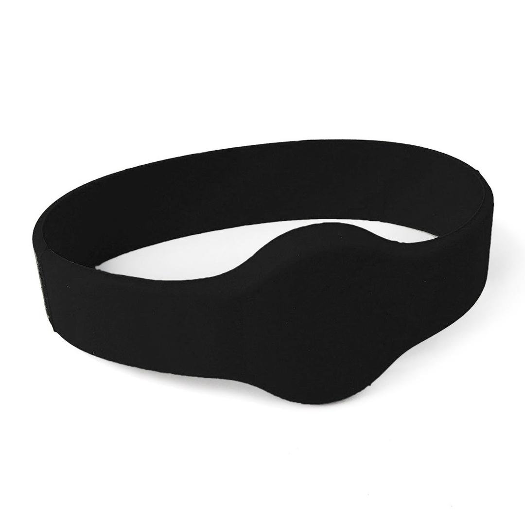 Браслет силиконовый Ardix с чипом NTAG213 100 шт. Черный (04-026-BK)