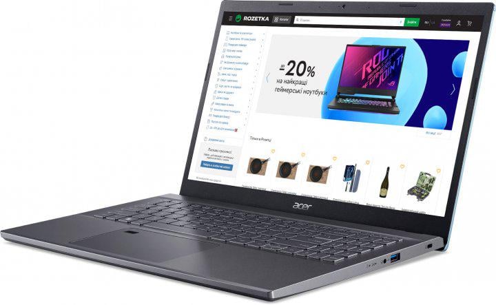 Ноутбук Acer Aspire 5 A515-47-R1U4 NXK86EX00R AMD Ryzen 5 5625U 4,3 GHz16/512 GB 15,6" Gray - фото 1