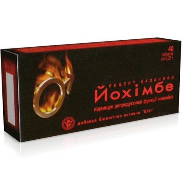 Йохимбе Elit-Pharm Рецепт Казановы 40 табл. (000025335)