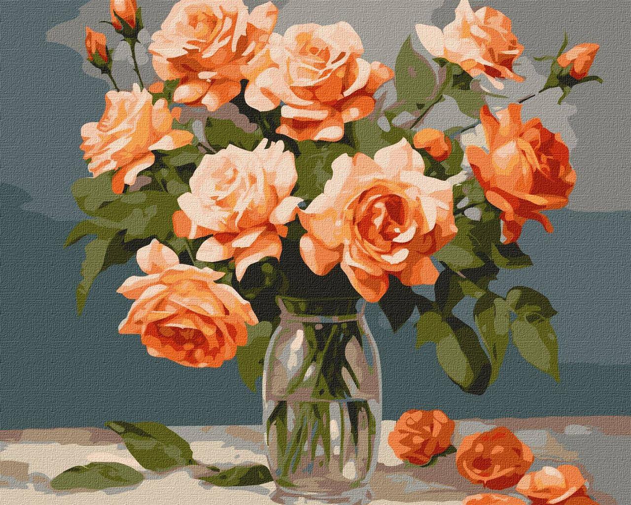 Картина за номерами Ideyka Витончений букет 40х50 см (2889525969)