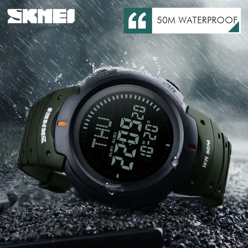 Часы наручные Skmei 1231AG Military и компас Green - фото 11 Часы наручные Skmei 1231AG Military и компас Green - фото 11