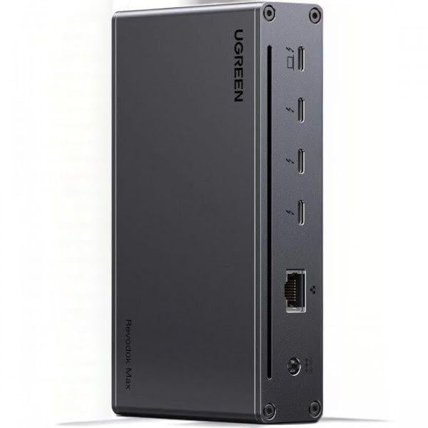 Док-станция UGREEN U708 Thunderbolt 4 8в1 3x Thunderbolt 4 3x USB-A 3,2 RJ45 140W Серый (617599)