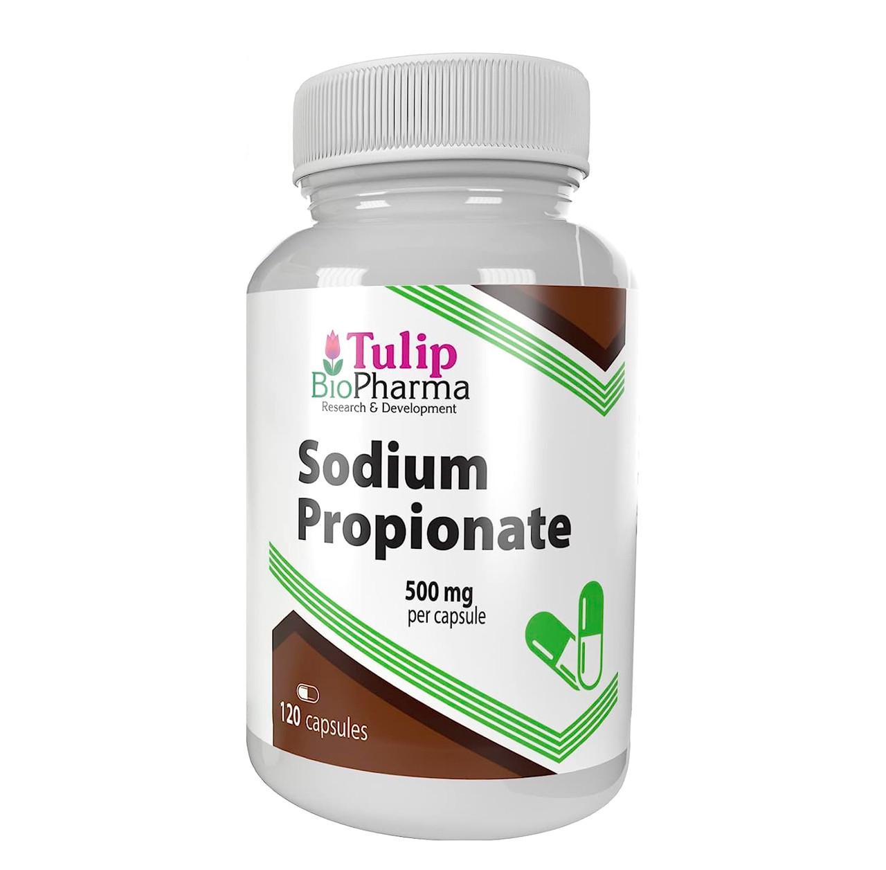 Кислота пропионовая Tulip BioPharma Пропионат натрия 500 мг 120 капсул (50091582)