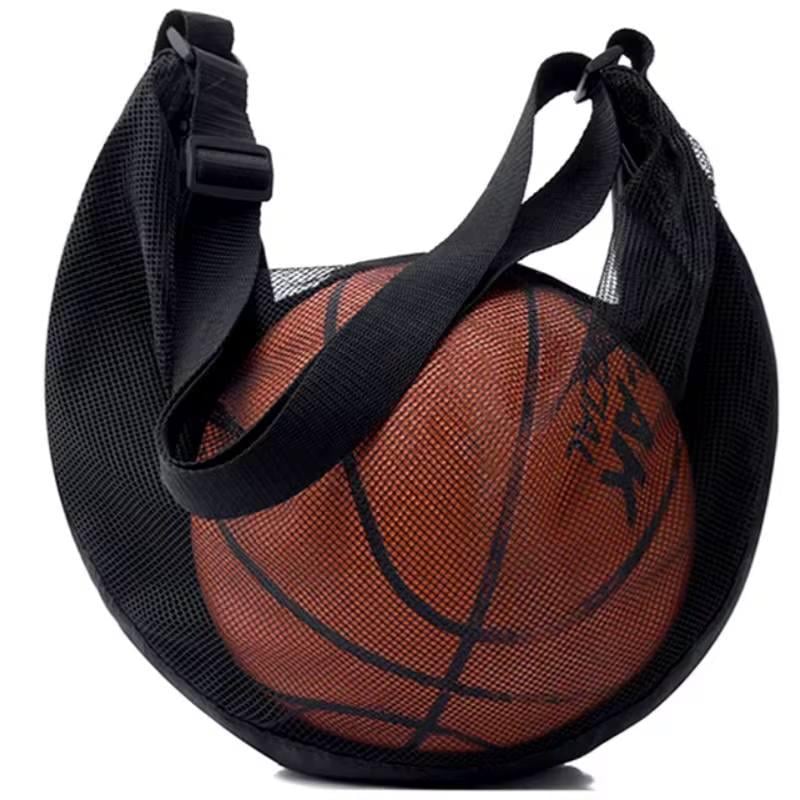 Спортивная сумка сетчатая для мяча через плечо 50х33 см