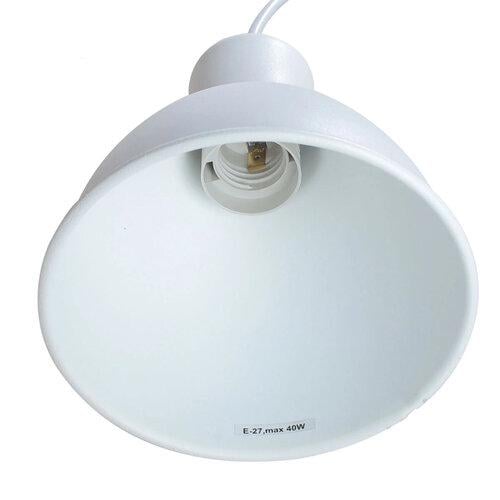 Підвісний світильник ETRON 1-EDR-8003 Scandinavian E27 3x40 Вт Натуральний/Білий (80502) - фото 3 Підвісний світильник ETRON 1-EDR-8003 Scandinavian E27 3x40 Вт Натуральний/Білий (80502) - фото 3