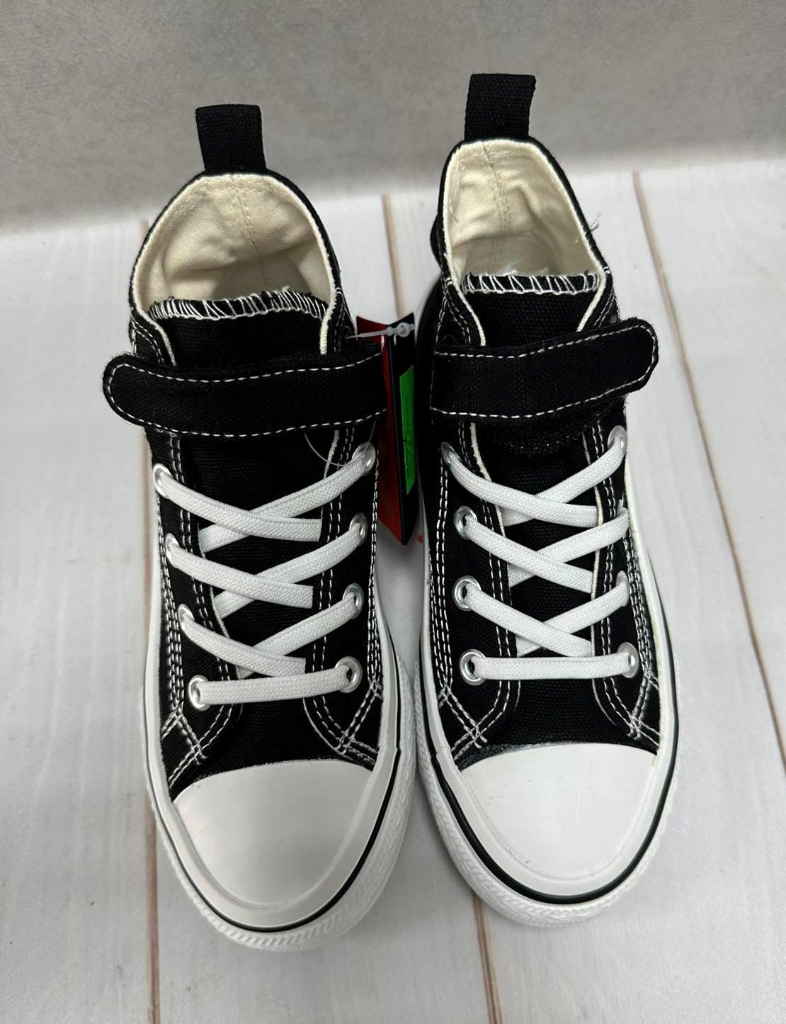 Кеды детские Apawwa converse высокие р. 33 Черный (12155885) - фото 6