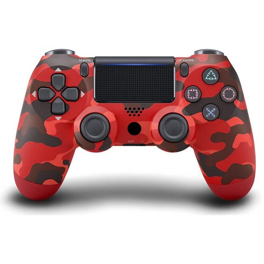 Джойстик беспроводной для PlayStation 4 Doubleshock 4 V2 Bluetooth Красный камуфляж (vibe 25-66) Джойстик беспроводной для PlayStation 4 Doubleshock 4 V2 Bluetooth Красный камуфляж (vibe 25-66)