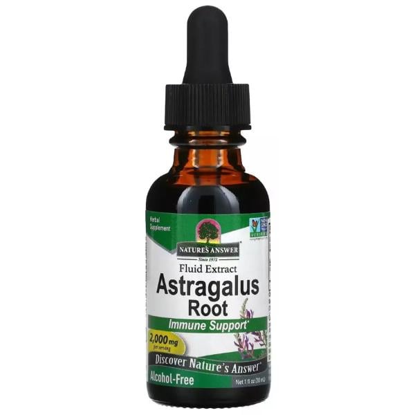 Корень астрагала Nature's Answer Astragalus Root 2000 мг 30 мл 15 порций (000022219) Корень астрагала Nature's Answer Astragalus Root 2000 мг 30 мл 15 порций (000022219)