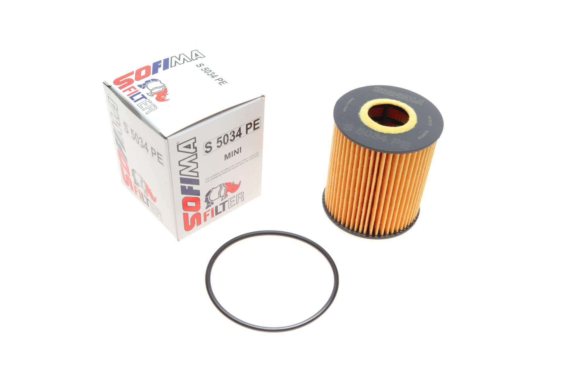 Фільтр масляний SOFIMA для MINI Cooper 1,6i 01-07/Fiat Tipo 1,6i 15- (S 5034 PE)
