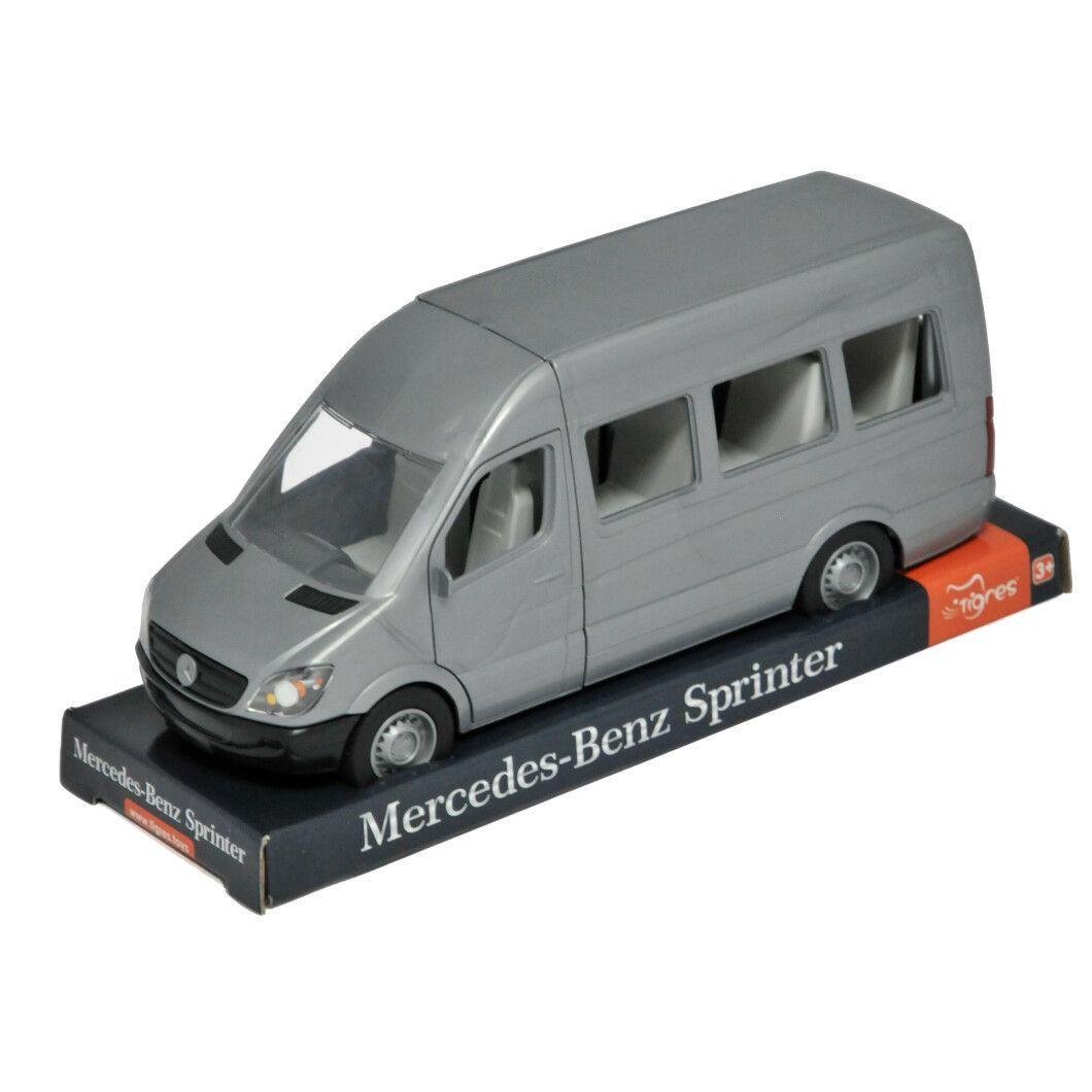 Игрушечная машинка Tigres Mercedes-Benz Sprinter грузовой на планшетке Серый (2102)