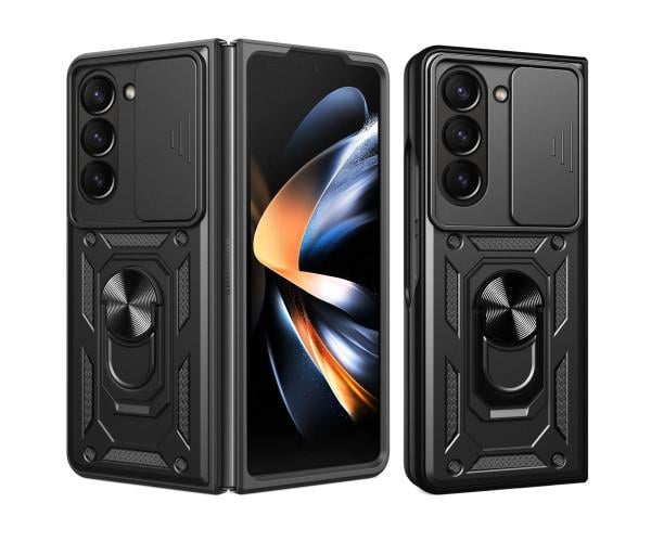 Чехол-накладка Ricco Camera Sliding для Samsung Galaxy Z Fold5 Черный Чехол-накладка Ricco Camera Sliding для Samsung Galaxy Z Fold5 Черный