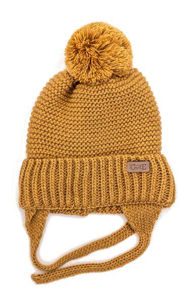 Шапка детская для мальчиков Майк D842 флис 44-48 см Кирпичный