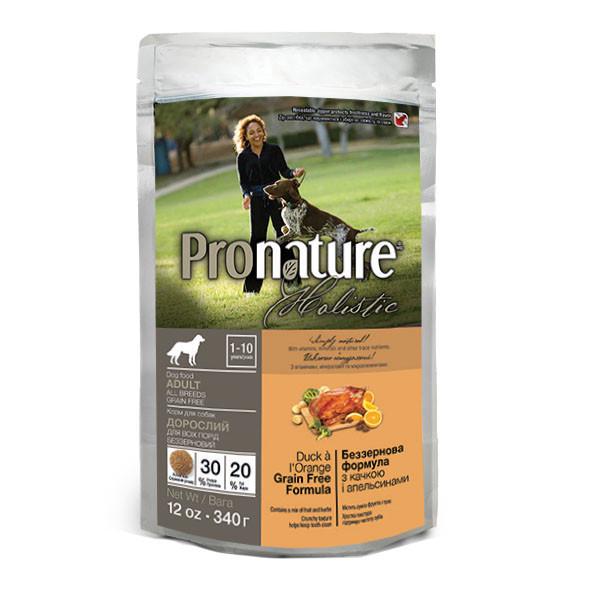 Корм сухий для собак Pronature Holistic Duck & Orange 340 г (6214301)