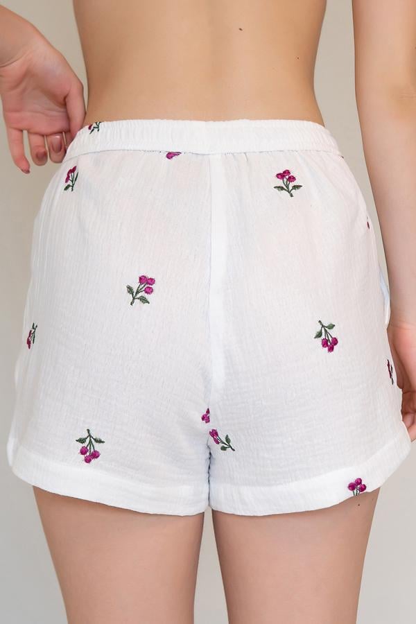 Шорти з вишивкою Forli з мусліну Blueberry XS/S (ML0068-39-08) - фото 3