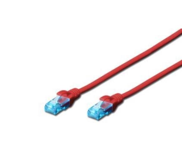 Патч-корд Digitus CCA Cat. 5e U-UTP 5 м Красный (620669)