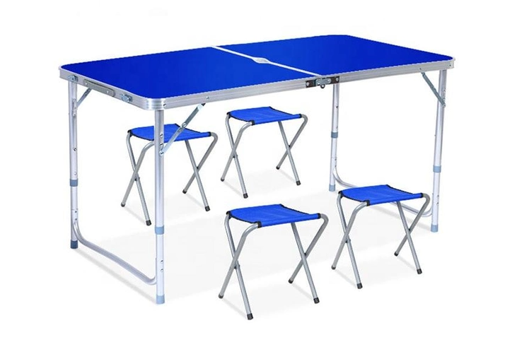 Стіл туристичний для пікніка з 4 стільцями (21724392)