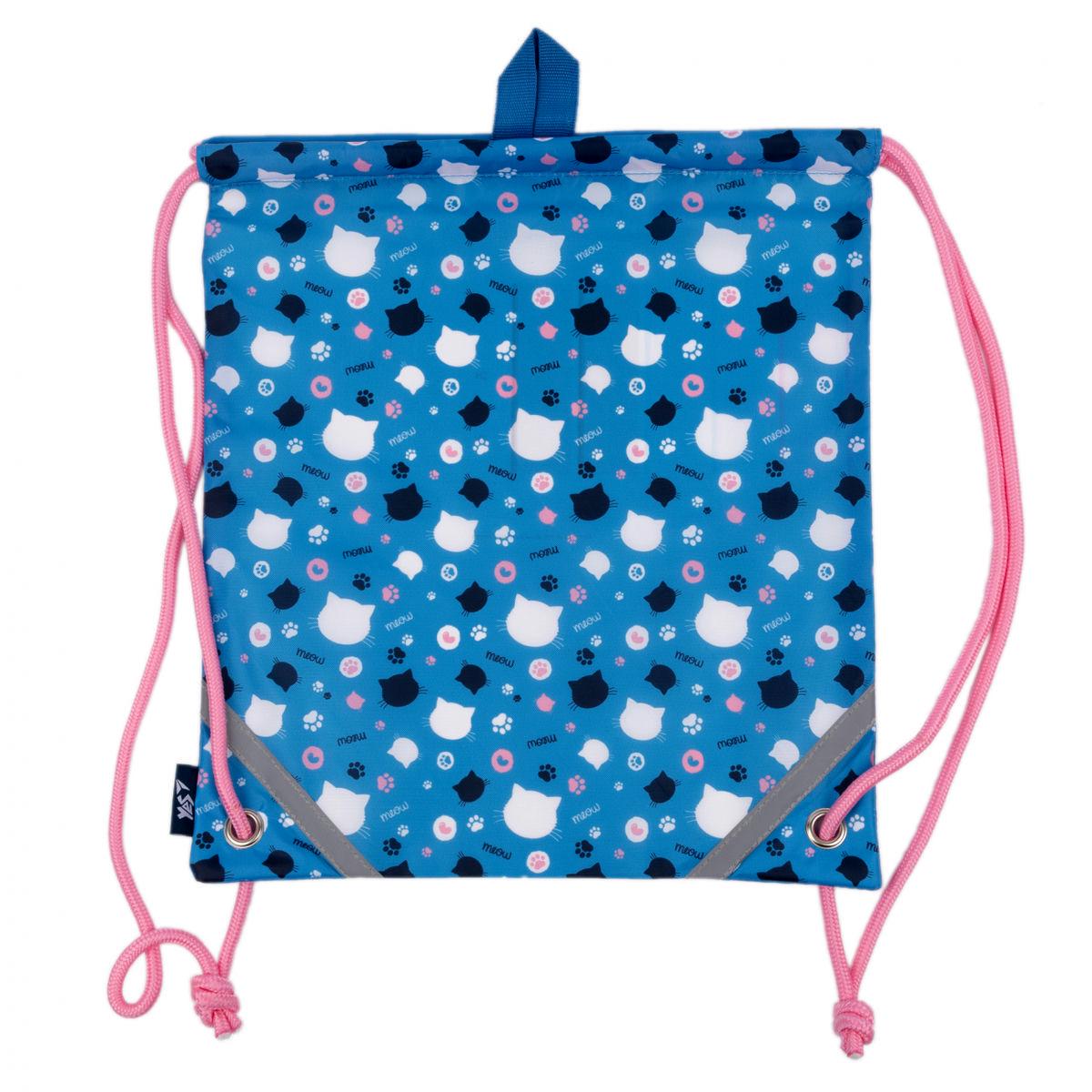 Сумка для обуви YES Cats 40x35 см Голубой (533301)