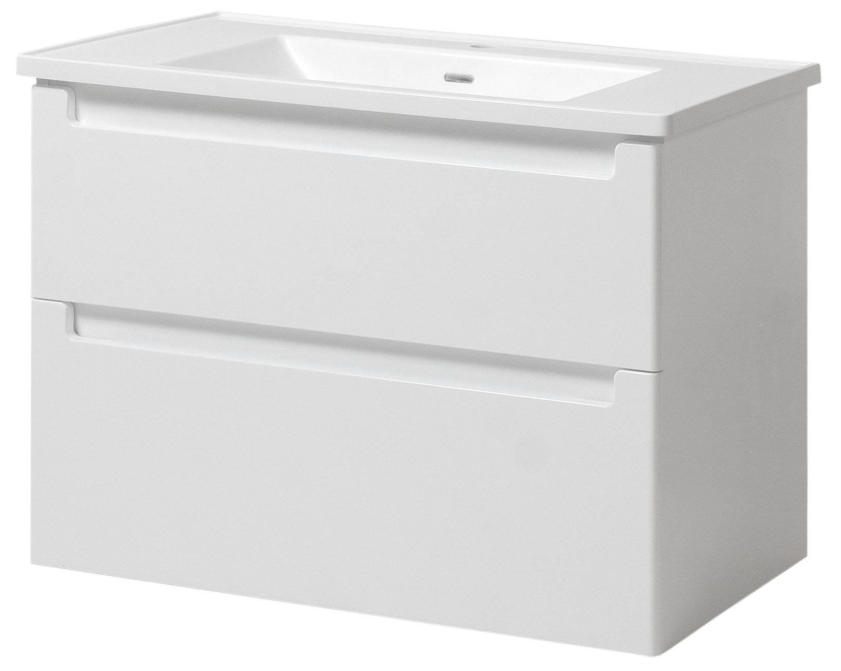 Тумба ЮВВИС Эльба ТПБ-2 Д 80 см с умывальником Канте искусственный камень (14725313)